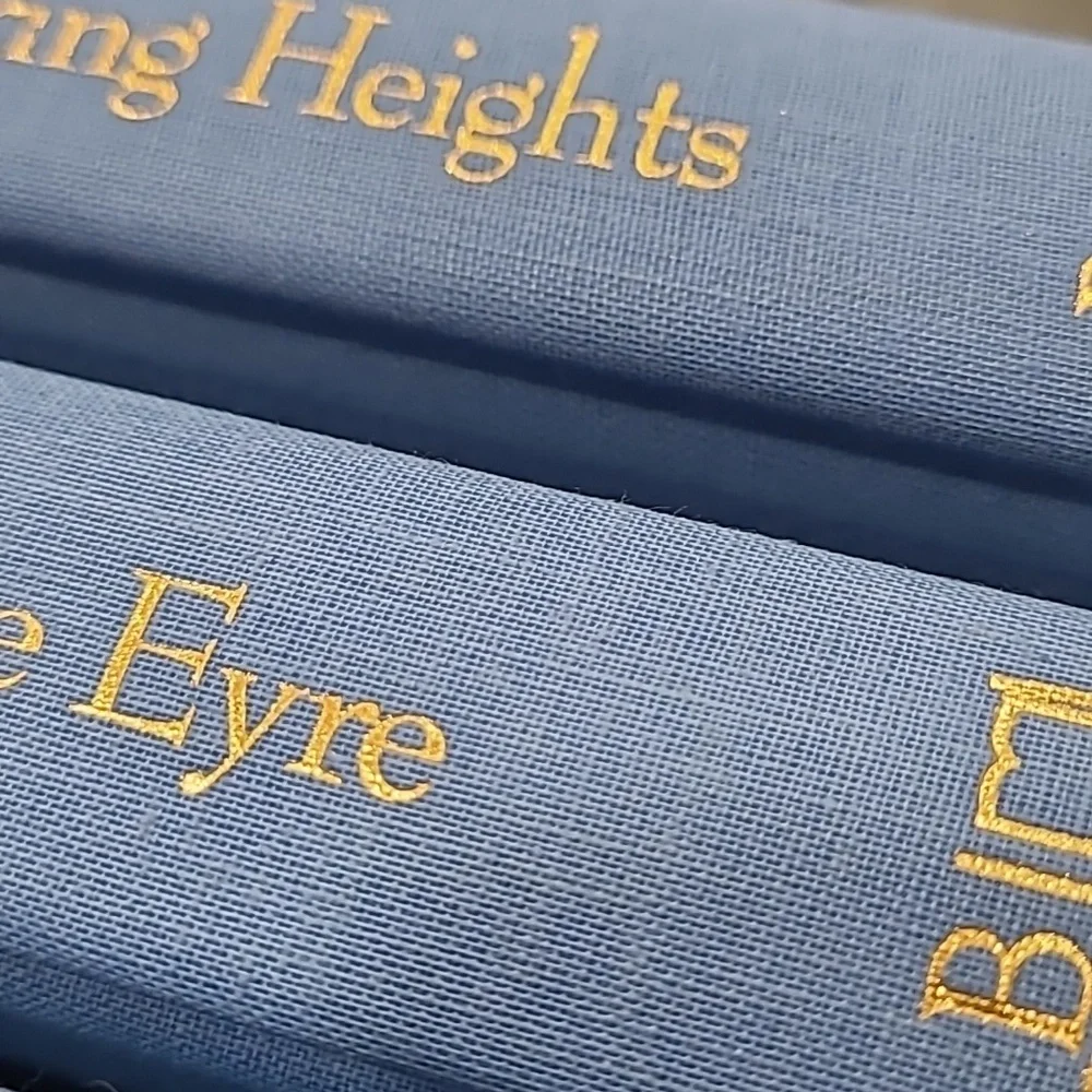 Hardcover 3 Vintage Bronte Sister Books Jane Eyre, Wuthering Heights, & Villette - Picture 5 of 13